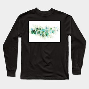 Green flowers Long Sleeve T-Shirt